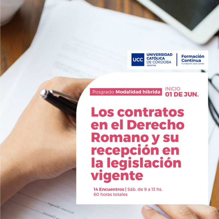  UCC. Los contratos en el Derecho Romano y su recepción en la legislación vigente