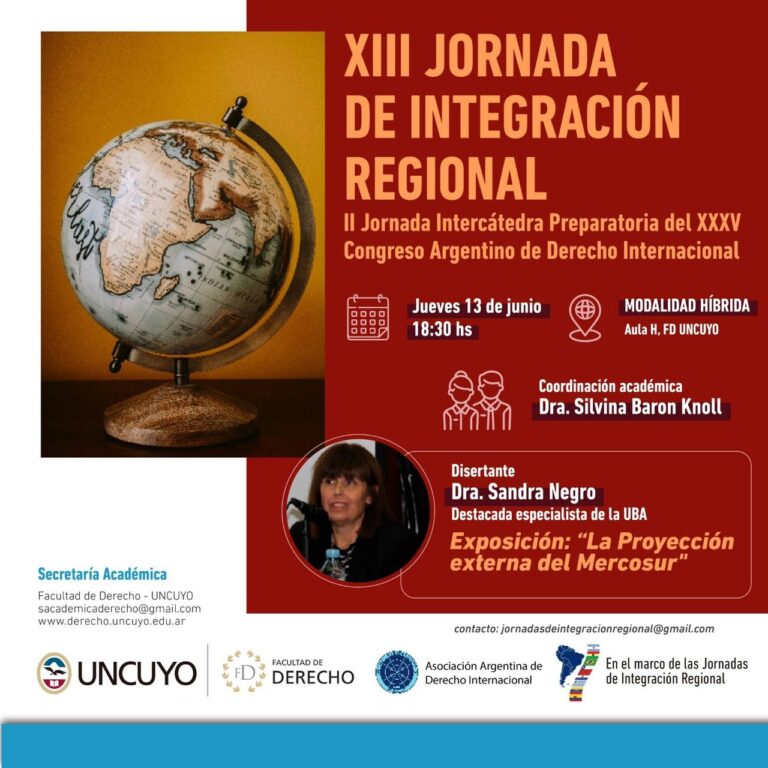 XIII JORNADA DE INTEGRACIÓN REGIONAL