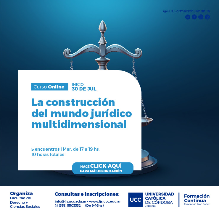  UCC. La Construcción del Mundo Jurídico Multidimensional