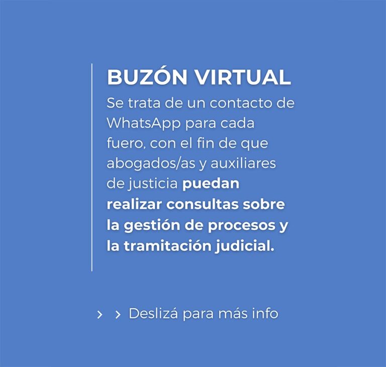 BUZÓN VIRTUAL DE LA CORTE DE JUSTICIA
