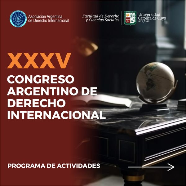 XXXV CONGRESO ARGENTINO DE DERECHO INTERNACIONAL