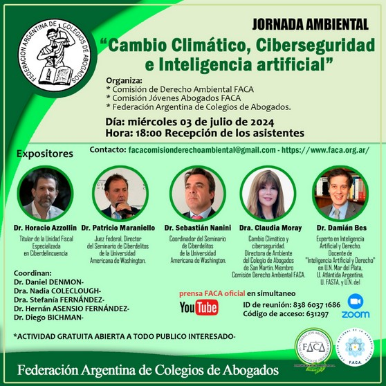 JORNADA AMBIENTAL”Cambio Climático, Ciberseguridad e Inteligencia artificial”