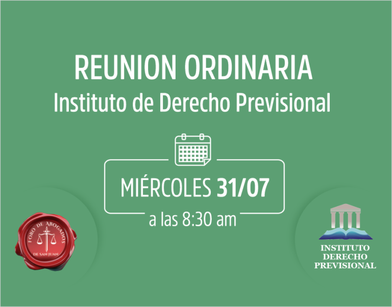 INSTITUTO DE DERECHO PREVISIONAL, INVITA: