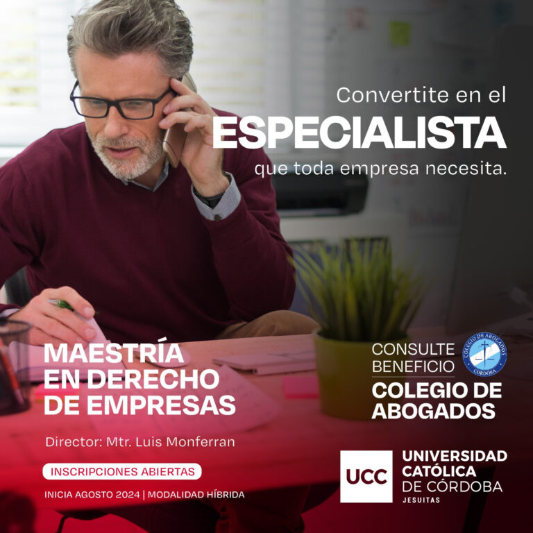 UCC. Maestría en Derecho de Empresas