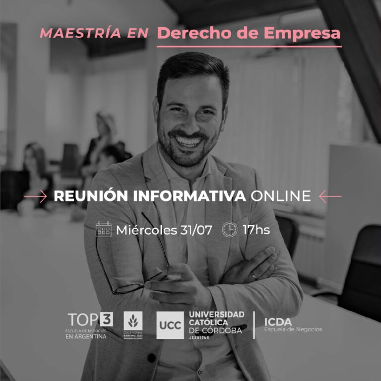 UCC. Reunión informativa sobre la Maestría en Derecho de Empresas