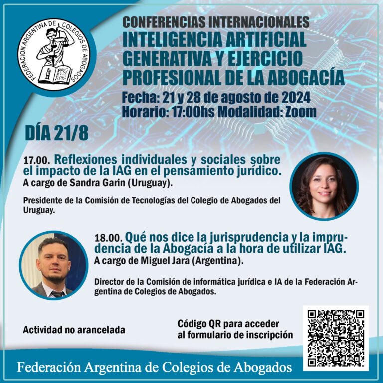 INTELIGENCIA ARTIFICIAL GENERATIVA Y EJERCICIO PROFESIONAL DE LA ABOGACÍA