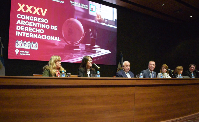 Apertura del XXXV Congreso Argentino de Derecho Internacional