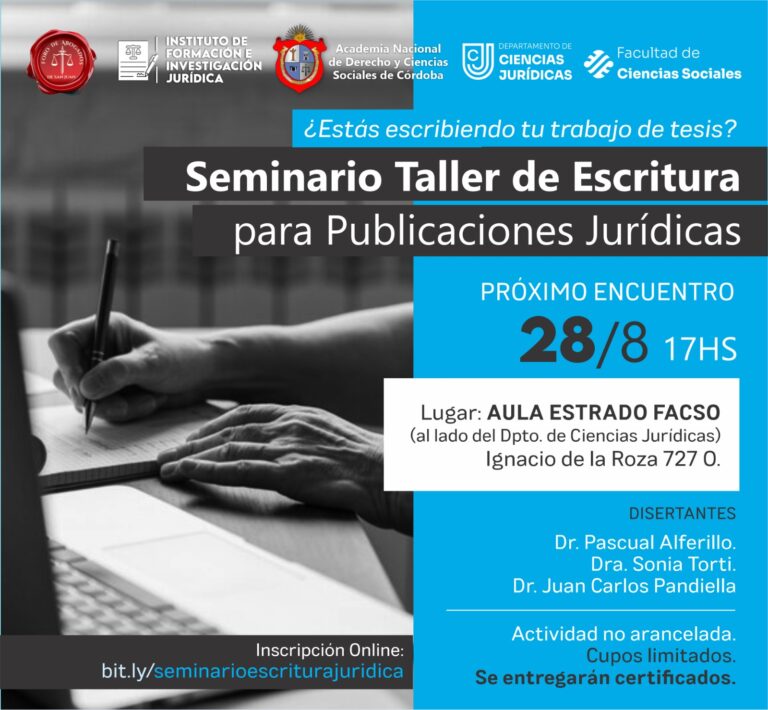TALLER DE ESCRITURA ACADEMICA