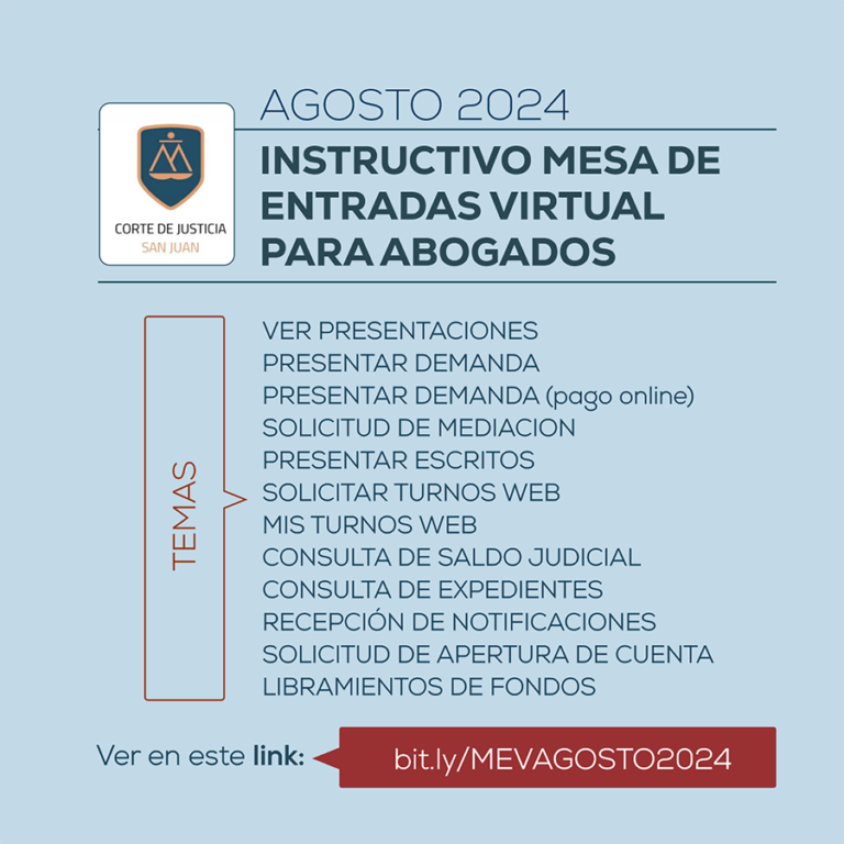 INSTRUCTIVO MESA DE  ENTRADAS VIRTUAL PARA ABOGADOS (AGOSTO 2024)