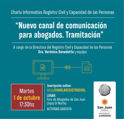 CHARLA REGISTRO CIVIL