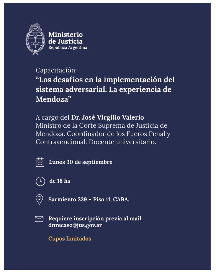 LOS DESAFIOS EN LA IMPLEMENTACIÓN DEL SISTEMA ADVERSARIAL. LA EXPERIENCIA DE MENDOZA