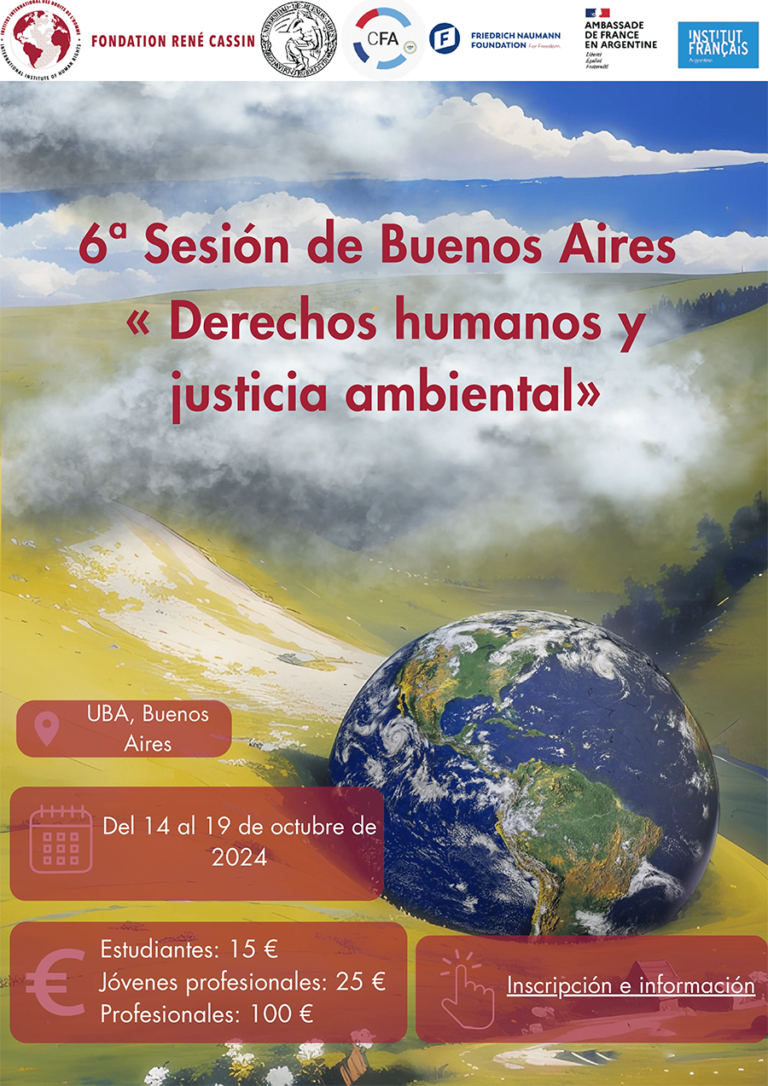 “Derechos humanos y justicia ambiental”