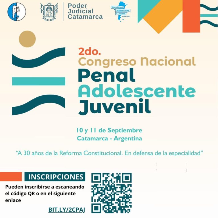 Invitación II Congreso Nacional Penal Juvenil