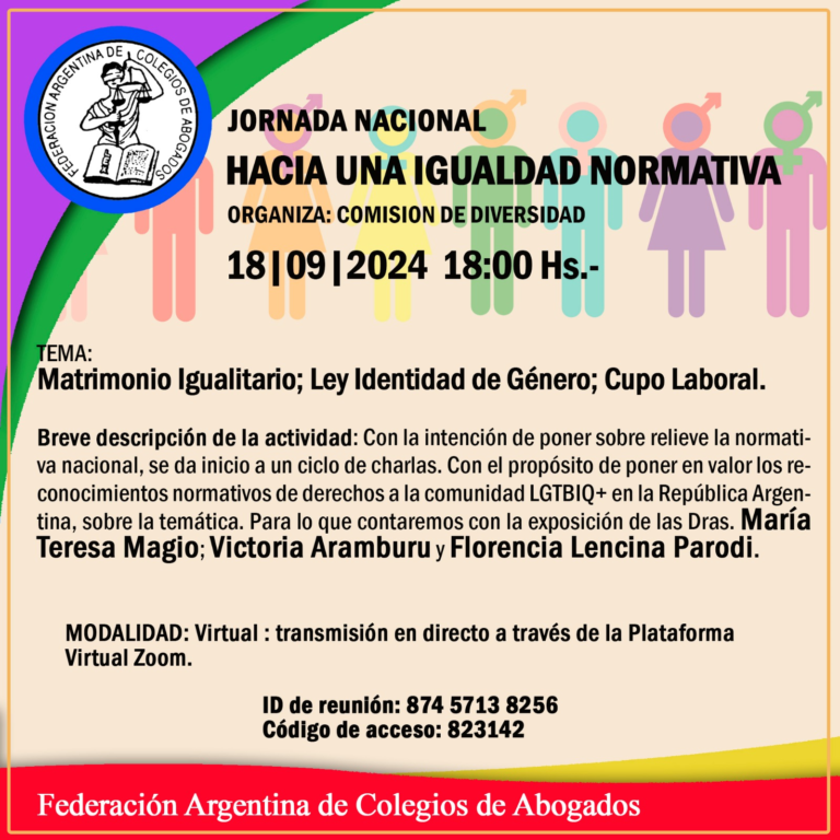 Jornada Nacional Diversidad y Derechos
