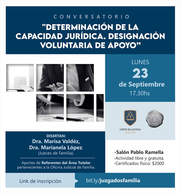 “DETERMINACIÓN DE LA  CAPACIDAD JURÍDICA. DESIGNACIÓN  VOLUNTARIA DE APOYO”