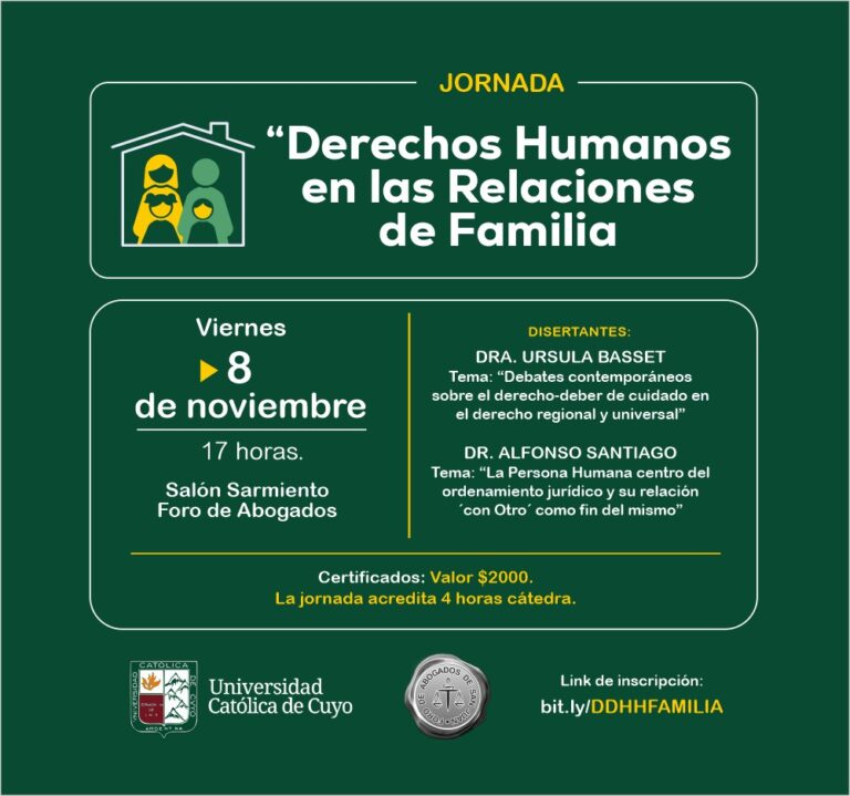 “Derechos Humanos en las relaciones de familia”