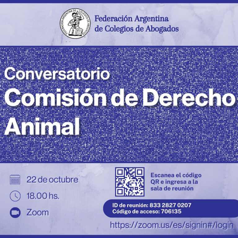 Conversatorio Comisión de Derecho Animal