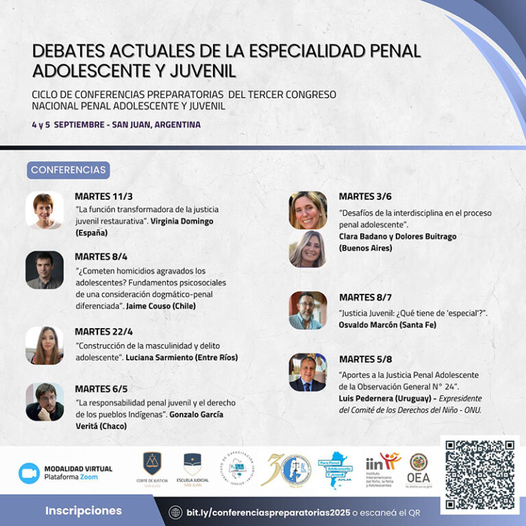 Jornadas Preparatorias III Congreso Penal Adolescente y Juvenil