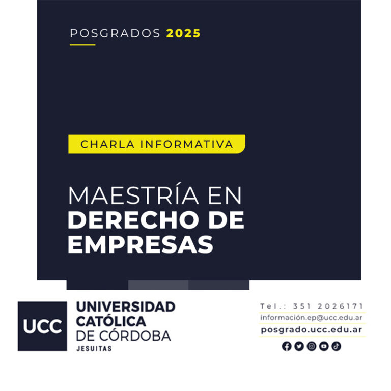 Charla informativa-Maestría en Derecho de Empresas