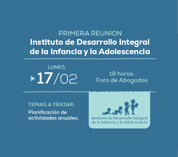 Primera reunión 2025 Instituto de Desarrollo Integral  de la Infancia y la Adolescencia