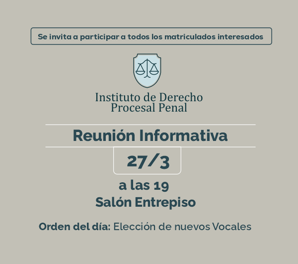 INSTITUTO DE DERECHO PROCESAL PENAL