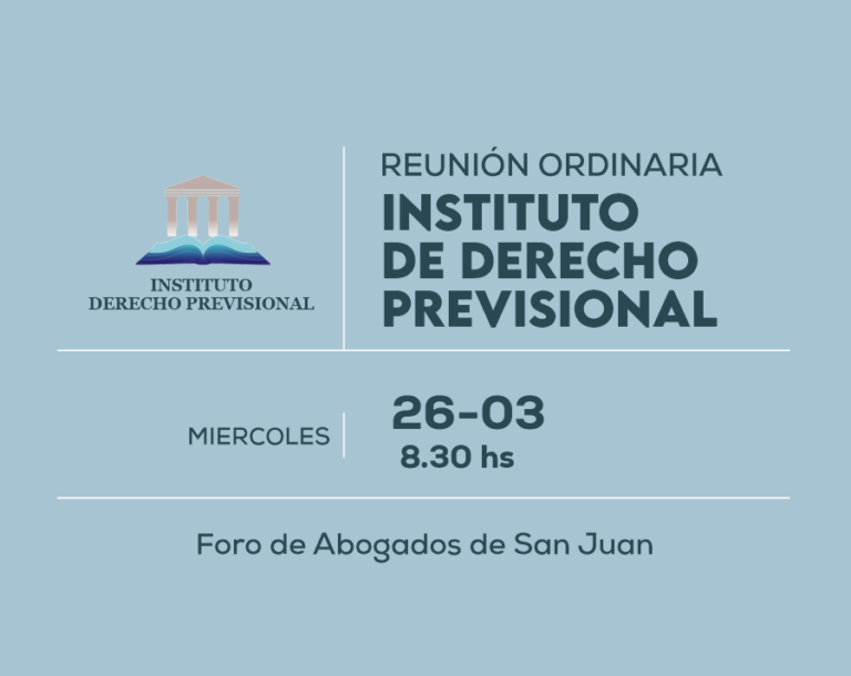 INSTITUTO DE DERECHO PREVISIONAL, INVITA:
