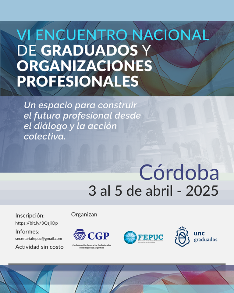 VI Encuentro Nacional de Graduados/as y Organizaciones Profesionales