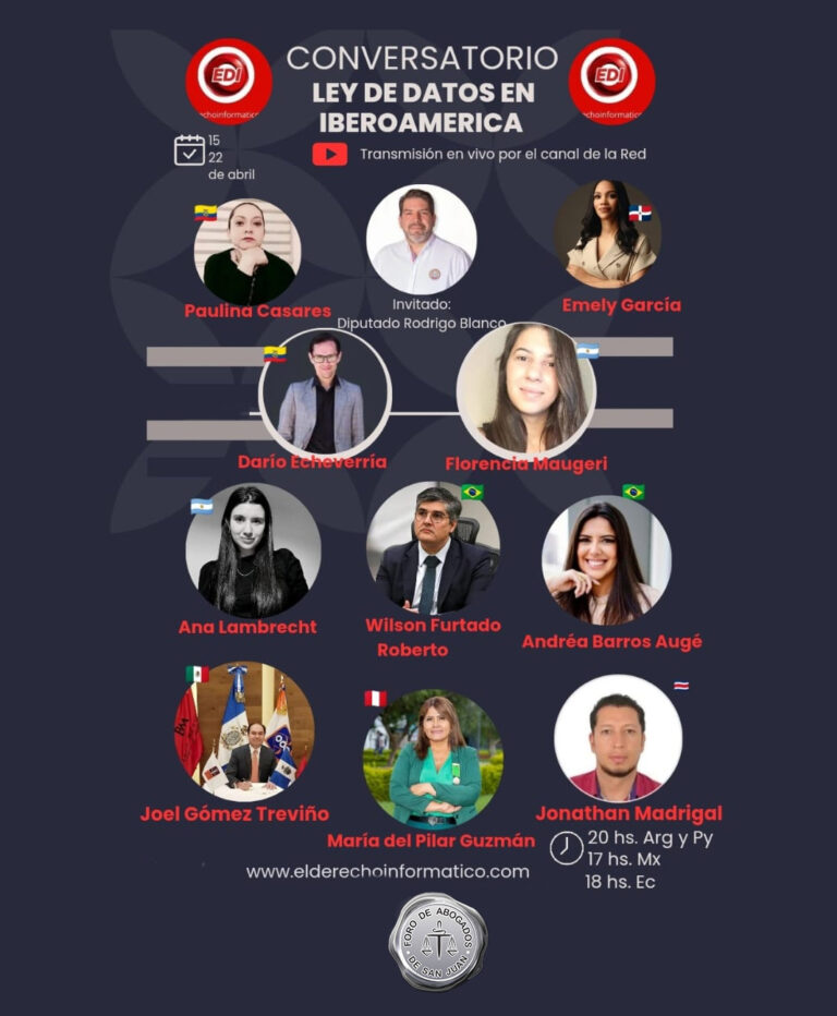 22/4/2015, 22 HS: “LEY DE DATOS EN LATINOAMERICA” MIRAR EN VIVO