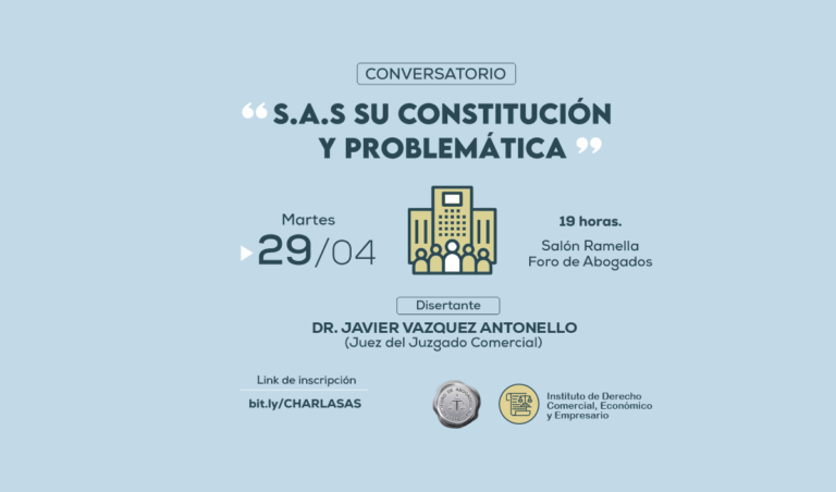 CHARLA SOBRE S.A.S.