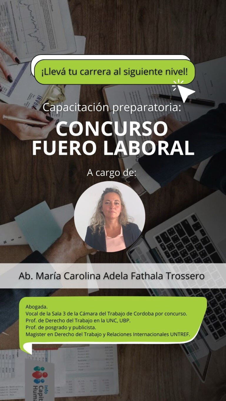 NOVEDADES ACADÉMICAS PARA EL FUERO LABORAL