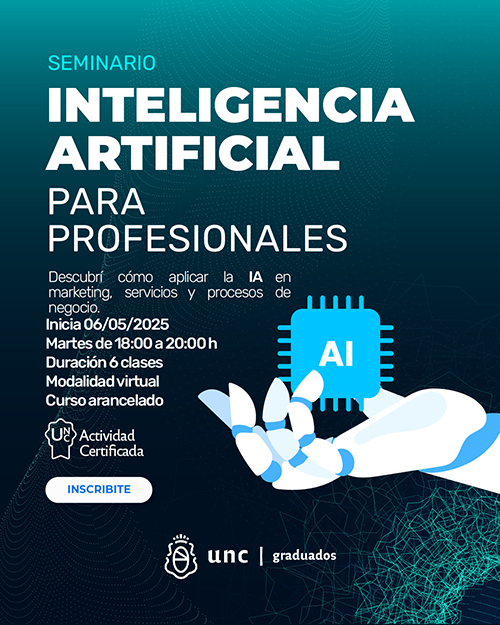 6/5/2025: Nuevo Seminario de Inteligencia Artificial