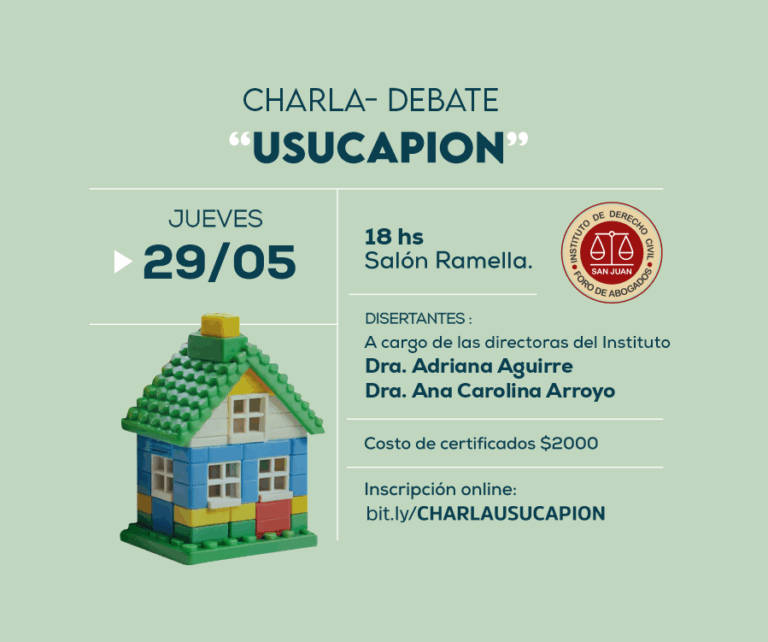 CHARLA USUCAPION