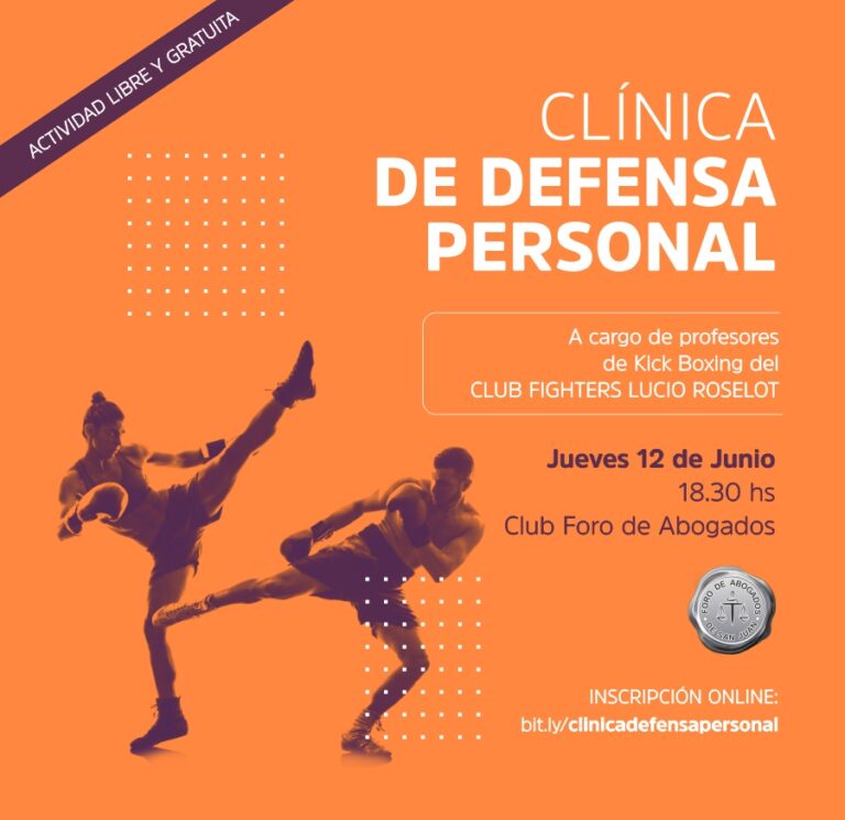 CLÍNICA GRATUITA DE DEFENSA PERSONAL