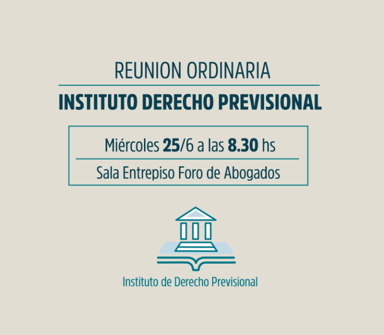INSTITUTO DE DERECHO PREVISIONAL, INVITA: