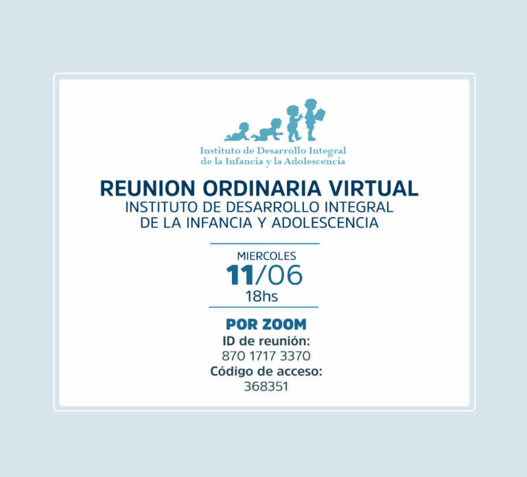 REUNIÓN ORDINARIA VIRTUAL