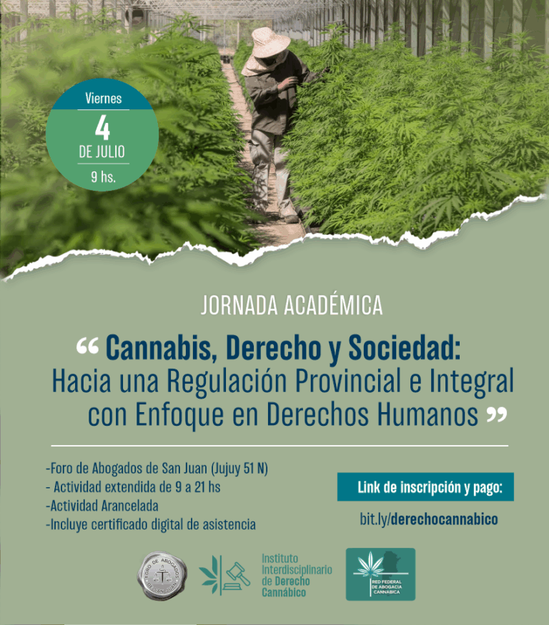 JORNADA DE DERECHO CANNABICO