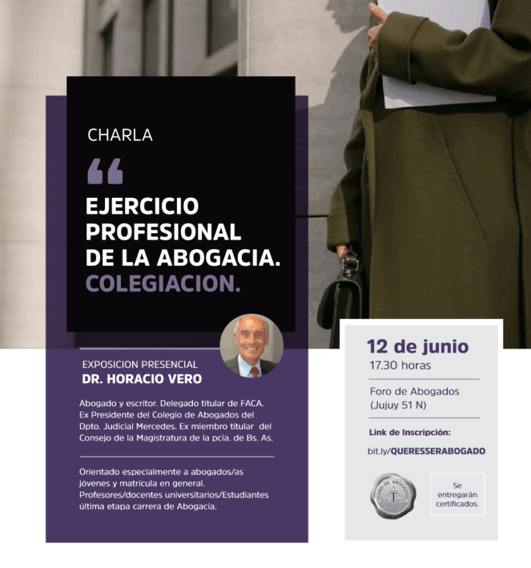 CHARLA “EJERCICIO PROFESIONAL DE LA ABOGACÍA”