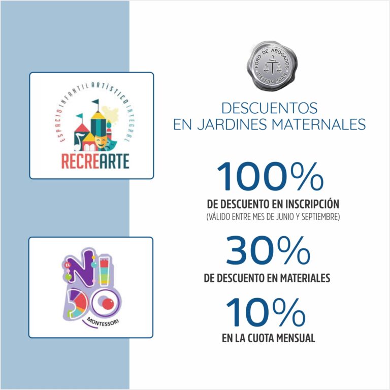 ACTUALIZACIÓN DE BENEFICIOS EN JARDINES MATERNALES
