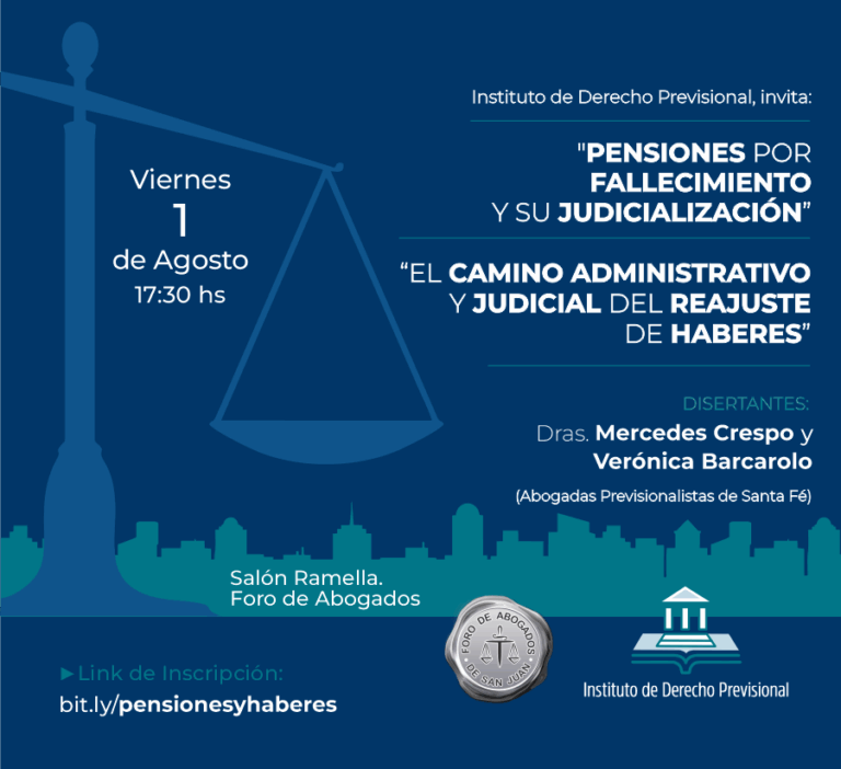 INSTITUTO DE DERECHO PREVISIONAL, INVITA: