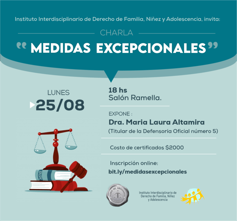 CHARLA “MEDIDAS EXCEPCIONALES”