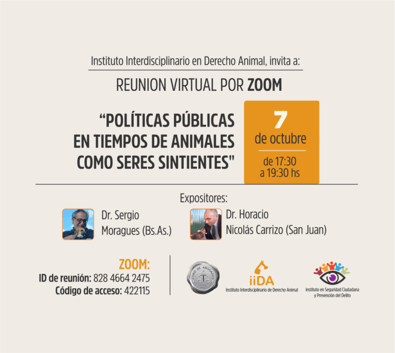 JORNADAS DE DERECHO ANIMAL