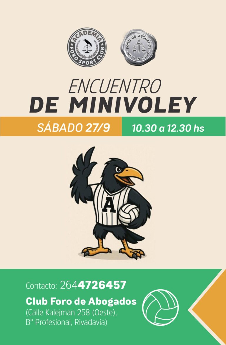 27/9: ENCUENTRO DE MINIVOLEY