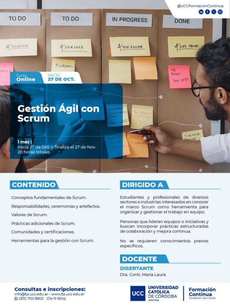 Gestión de proyectos Scrum – UCC