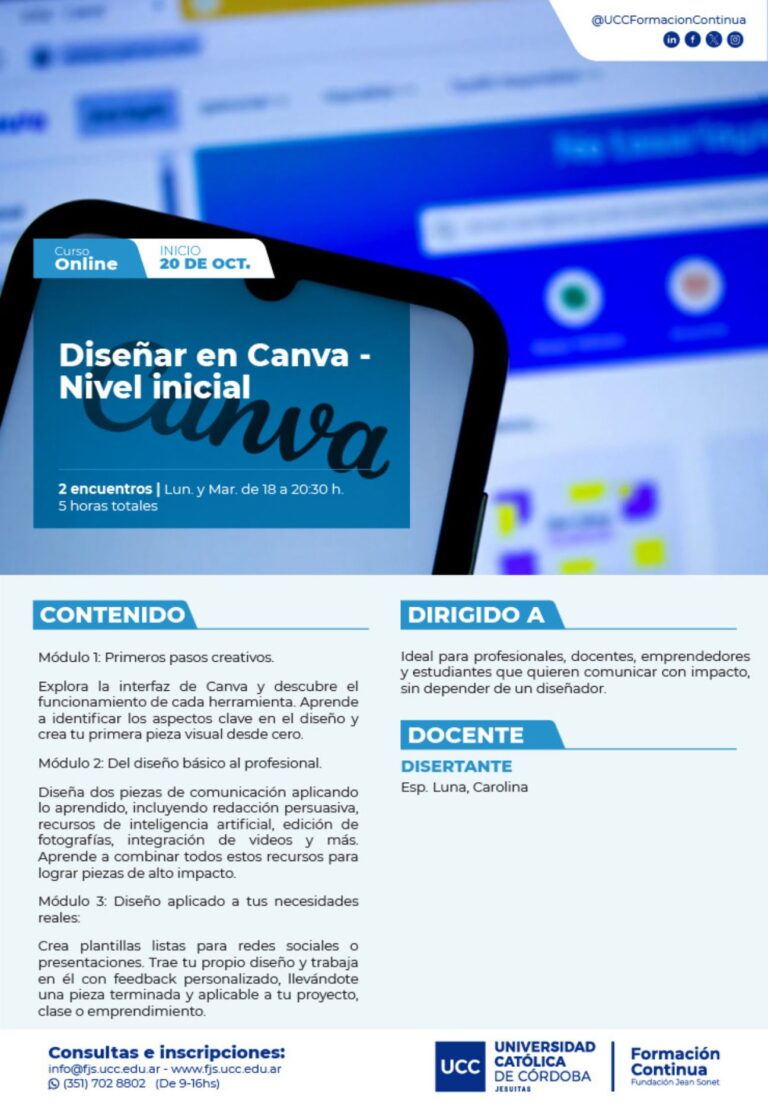 ¡Aprende a utilizar Canva y sé tu propio diseñador!