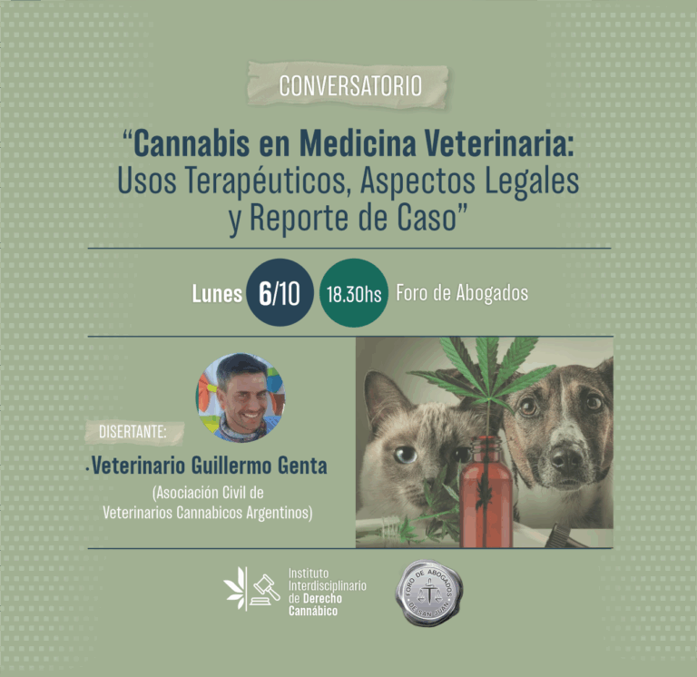 CHARLA DERECHO CANNABICO