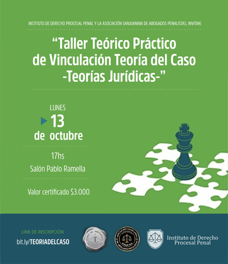 CHARLA SOBRE TEORIA DEL CASO