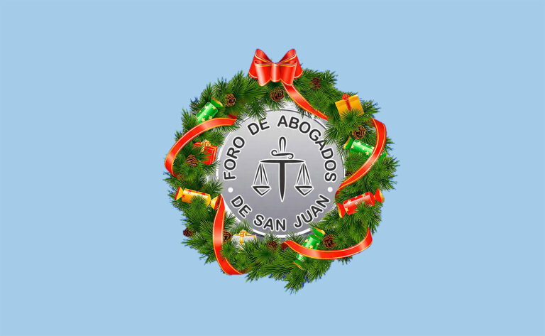 FELICES FIESTAS!!! es el deseo del Directorio de Foro de Abogados.