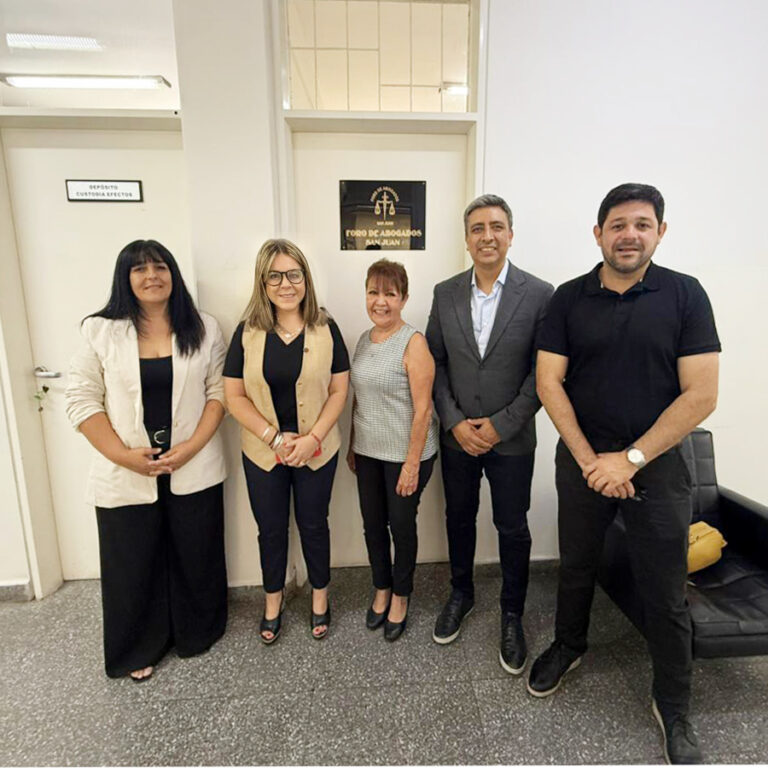 VISITA DEL DIRECTORIO AL ANEXO DEL FORO EN EL DEPARTAMENTO JÁCHAL.