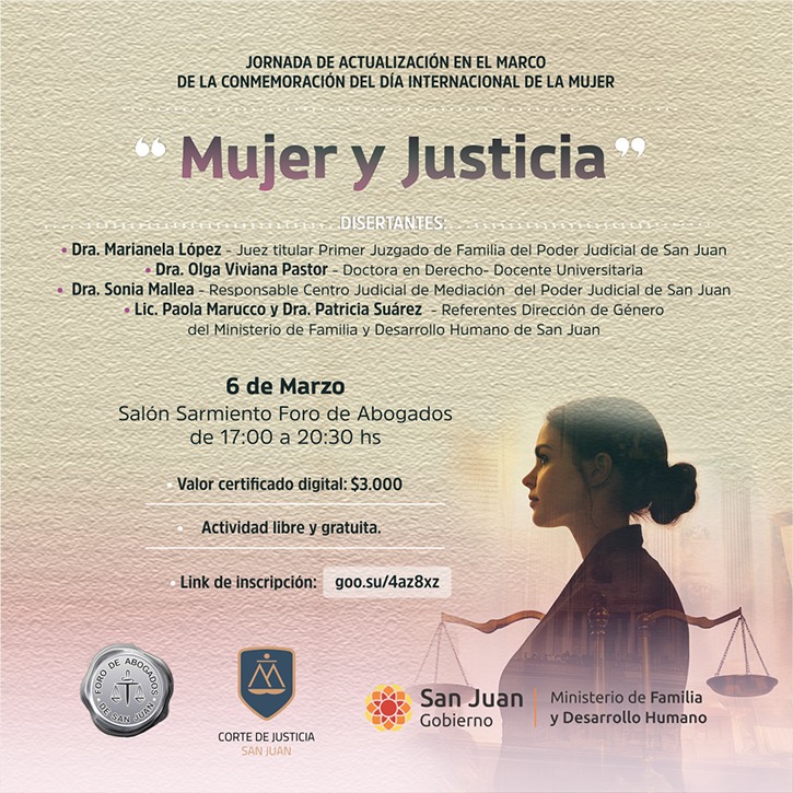 JORNADA “MUJER Y JUSTICIA”
