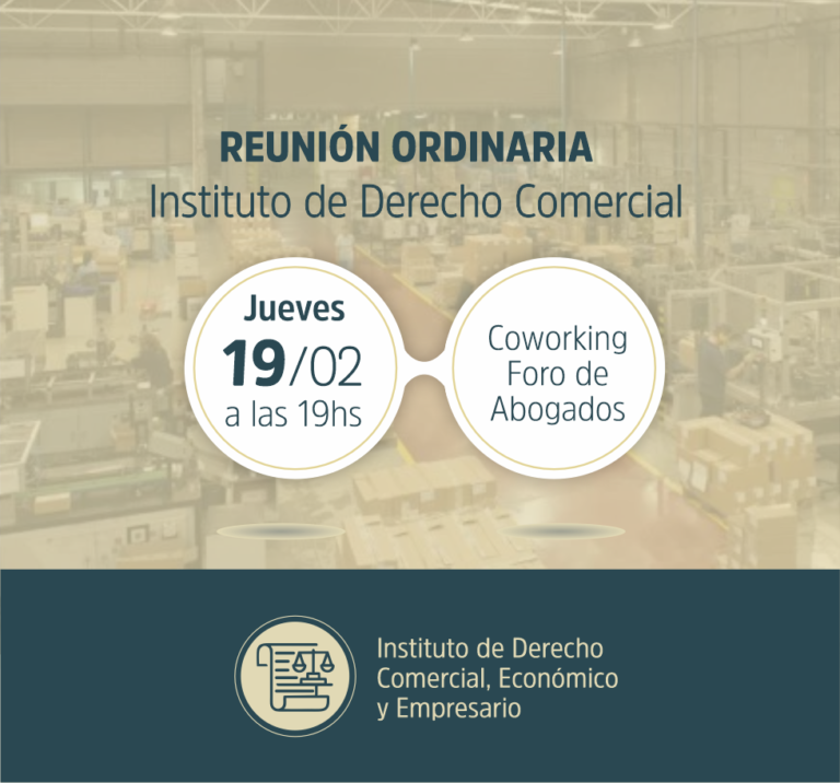 INSTITUTO DE DERECHO COMERCIAL